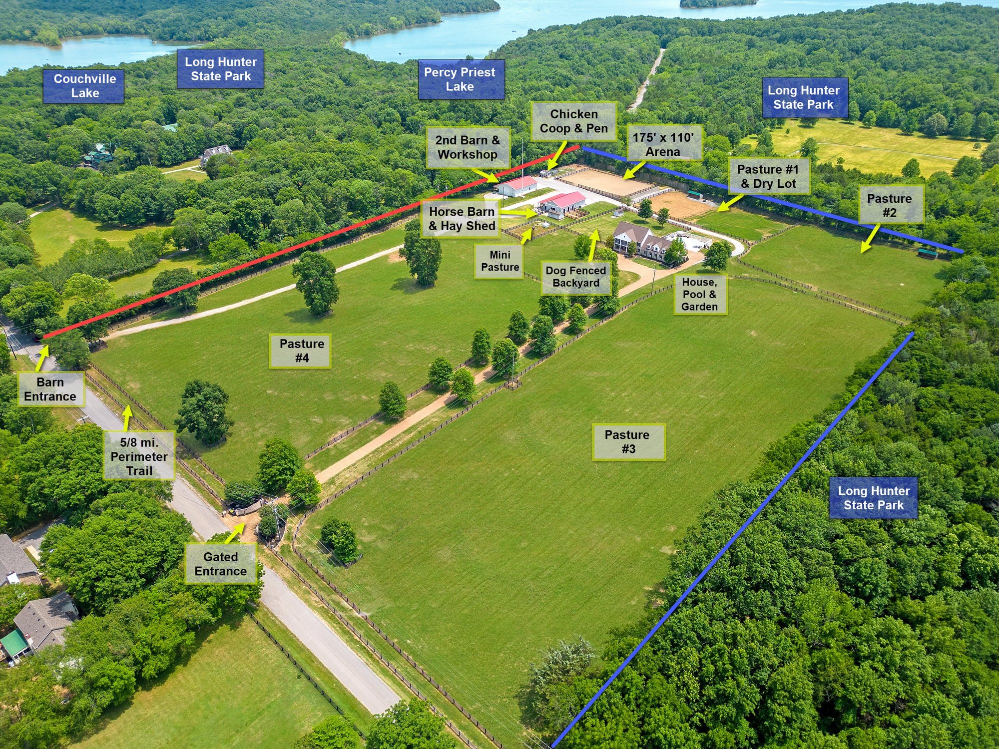3519 Couchville Pike Property Map